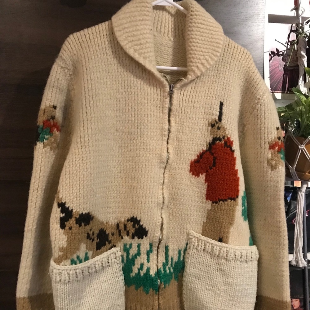 Vintage Sweater Cardigan Coat